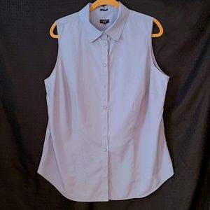 Talbots sleeveless cotton shirt